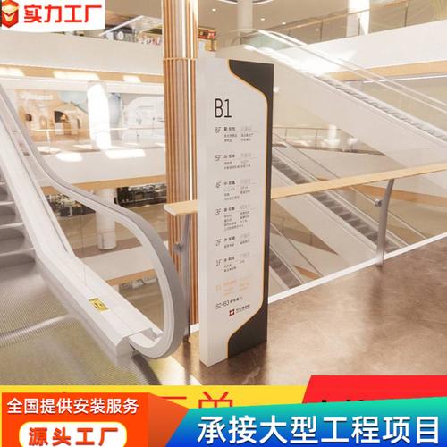商场标识导视牌设计制作 打造清晰高效的商业综合体导视系统